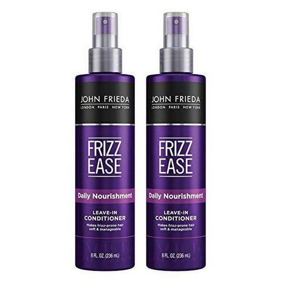John Frieda Frizz Ease Leave-in Conditioner & Heat Protectant 8oz, 2Pack