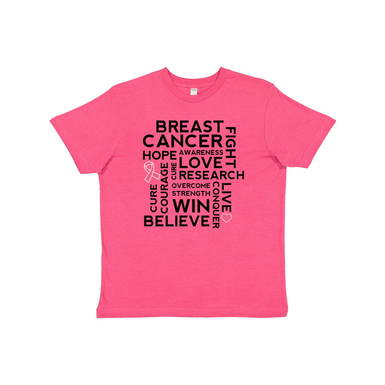 Breast Cancer Month Saying Youth T-Shirt - Walmart.com