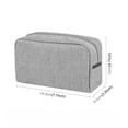 thumbnail image 3 of Qarigey Cable Bolsa de almacenamiento digital Auriculares USB Organizador Gadgets electrónicos impermeable Caja de para Bolsas de mensajero y de hombro Grande, 3 of 6