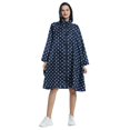 thumbnail image 3 of MIASHUI Poncho de Pluie Imperméable avec Capuchon et Fermeture Éclair Imperméable pour Adultes, Bleu, Taille Unique, 3 of 8
