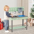 thumbnail image 2 of ZYPPPA Kid's Wooden Play Kitchen, Outdoor Mud Kitchen with Water Play Set and Cooking Toys, Backyard Play for 3+ Years Kid, 2 of 7