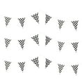 thumbnail image 1 of Black and White Banner Checkered Flag Hanging Banner Racing Party Decorations 30 Meter, 1 of 9
