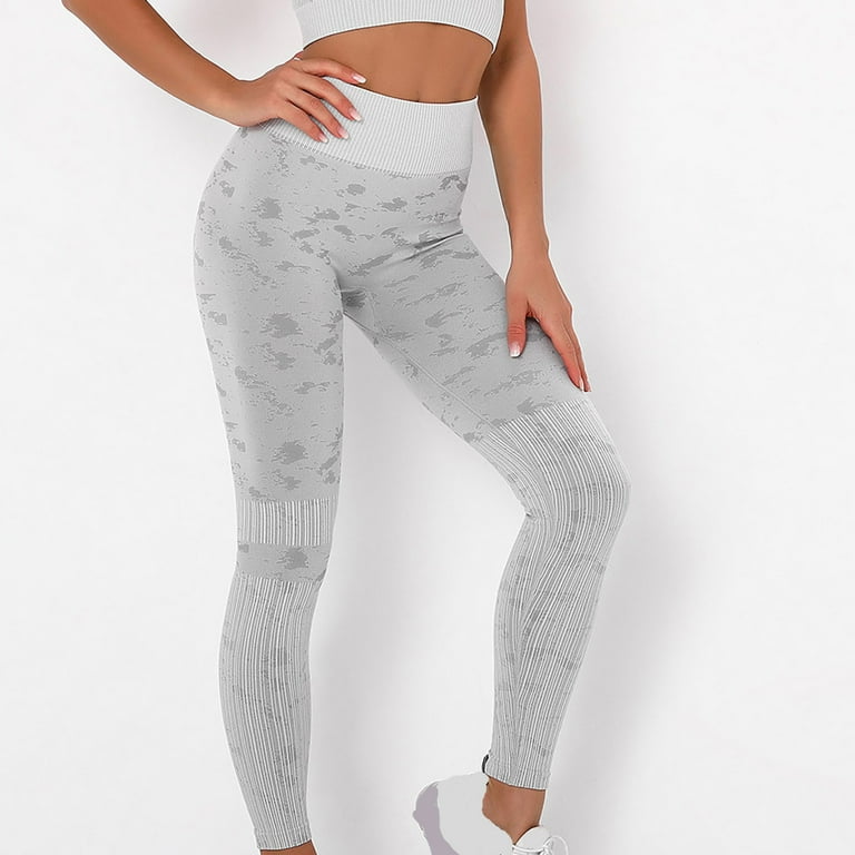 Gray camo workout leggings sales
