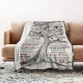 thumbnail image 3 of Bereavement Gifts Sympathy Gift Memorial Gifts - in Memory of Loved One Gifts, Condolences Gift, in Loving Memory Blankets, Memorial Gifts for Loss of Mother/Father/Pet Throw Blankets 60" x 50", 3 of 6