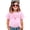 Pink Shirt, variant on Pink Floral Big Sis Shirt for Toddlers, Girls & Teens Older Sister Coquette Bow T-Shirt Pink Shirt 18 Months