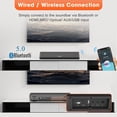 thumbnail image 4 of Barra de sonido BYL Bestisan de 16 pulgadas/50 W para TV con HDMI ARC/CEC, BT, 4 of 7