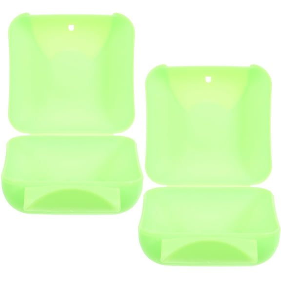 2 Pcs Soap Container Waterproof Soap Box Outdoor Soap Box Soap Case Sealing Soap Holder