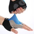 thumbnail image 3 of Guantes de medio dedo antideslizantes, transpirables, para ciclismo, gimnasio, culturismo, Crossfit, 3 of 4