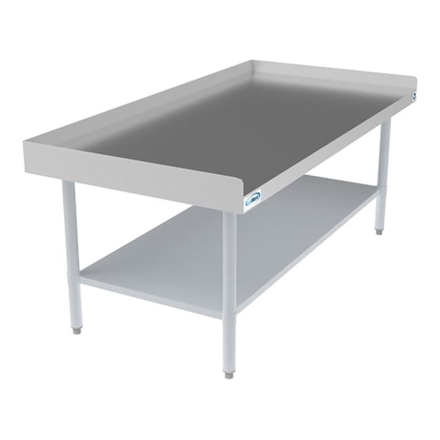 Koolmore Support d'Équipement en Acier Inoxydable 30x60 Robuste 16-Gauge en Argent