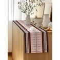 thumbnail image 5 of Table Runner 48 Inches Long for Kitchen Dining, Farmhouse Boho Dresser Scarf Farmhouse, Dining Table Decorations for Wedding/Parties, Retro Ethnic Traditional Patterned 13 x 48 In, 5 of 8