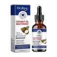 thumbnail image 5 of El enjuague bucal con aceite de coco elimina el mal aliento, limpia las manchas de los dientes y protege la salud bucal., 5 of 5