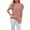 #1 Pink, variant on TEMOFON Womens Summer Tops Chiffon Blouses Short Sleeve Crew Neck Shirts Summer Casual Polka Dot Tops White