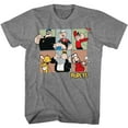 thumbnail image 1 of Popeye Six Character Squares Graphite Heather T-Shirt, 1 of 2