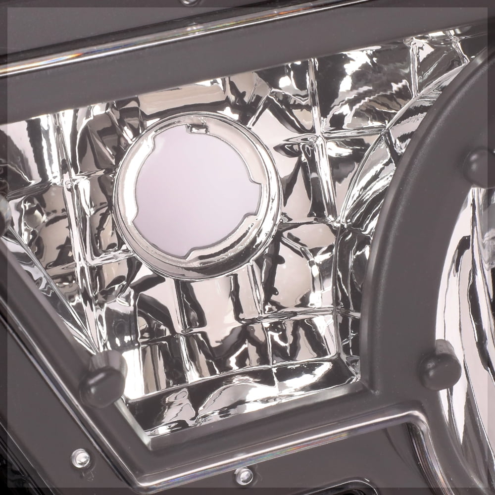 DNA Motoring For 02-06 Chevy Avalanche 1500 2500 w/Cladding Chrome Clear Bumper Fog Light Lamps Pair