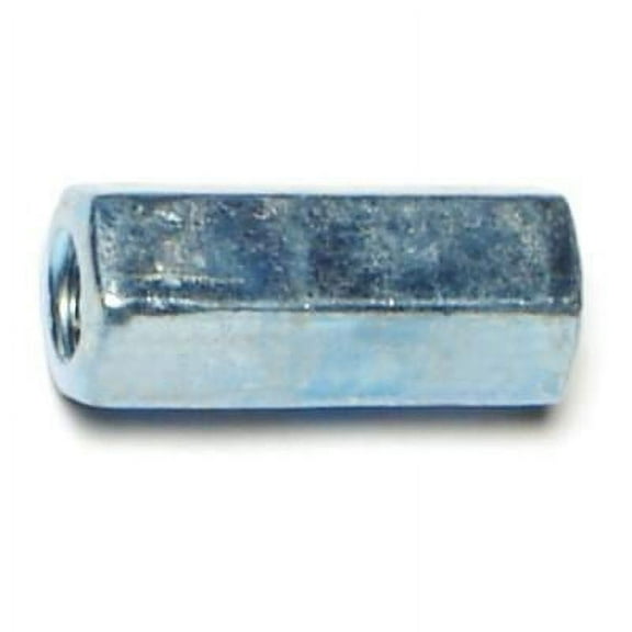 #10-32 x 3/4" Zinc Plated Steel Fine Thread Rod Coupling Nuts CPLNT-088