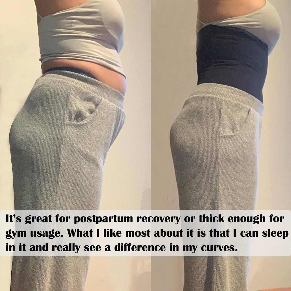 VASLANDAPostpartum Girdle C-Section Recovery Belt Back Support Belly Wrap  Belly Band Shapewear 