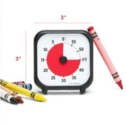 Time Timer 3 inch Visual Timer— 60 Minute Kids Desk Countdown Clock with Dry Erase Activity Card