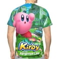 thumbnail image 2 of Unisex Kirby 3d Graphic Print Shirts For Mens Womens Casual Short Sleeve Tee Shirts Top, 2 of 7