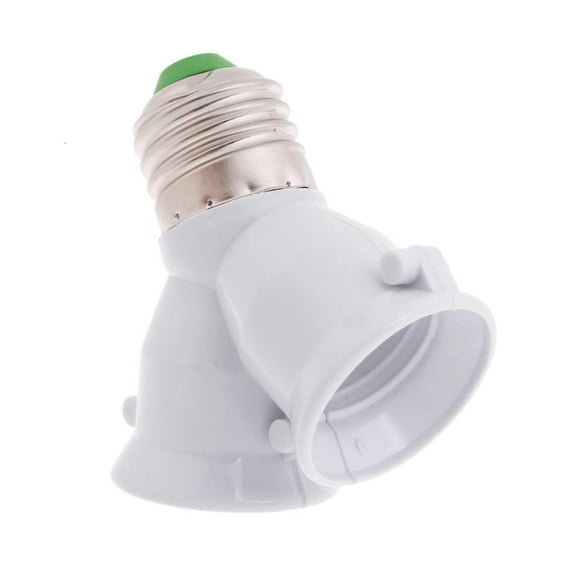 Yammee Adjustable Light Socket Splitter, E26/E27 Base Converter, Wide Application