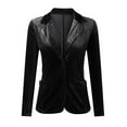thumbnail image 4 of Siilsaa Women's Blazers & Suit Jackets Open Front Cardigan Jacket Work Office Blazer Black,M, 4 of 4