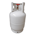 thumbnail image 1 of Tanque de Gas LP 10 Kg  con Válvula Tradicional,  Cilindro Portátil Domestico 30x30x59cm Blanco, 1 of 5