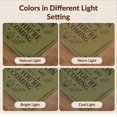 thumbnail image 7 of Design&I 8'x10' Washable Area Rug Olive Green Celestial Inspirations Decorative Mystical Moon and Stars Design for Living Room, Family Extra Large Skid-Resistant Low Profile, 7 of 7