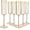 Gold Glitter, variant on 36 Pack Clear Plastic Wine Glasses - 10 OZ Disposable Square Wine Glasses with Stem for Wedding & Party & Anniversary