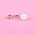 thumbnail image 2 of HUGFEGWE Stainless Steel Belly Button Rings, Turquoise Navel Rings Barbells, Body Piercing Jewelry, Women Girls Belly Piercing Jewelry CJB91-47450, 2 of 2