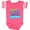 Football Pink and White, variant on Inktastic Math Teacher Gifts for Kids Boys or Girls Baby Bodysuit