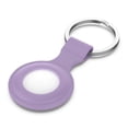 thumbnail image 2 of Funda de silicona para llavero para Airtags Locator Tracker (púrpura claro), 2 of 6