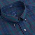 thumbnail image 4 of GANT Atlatntic Deep Tech Prep Broadlcoth Plaid Shirt 3020330 Size M, 4 of 5