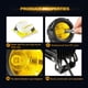 thumbnail image 4 of Luz Auxiliar LED Offroad Auxbeam 3.5 pulgadas 50W 5000LM Luz Antiniebla Ámbar, 4 of 8