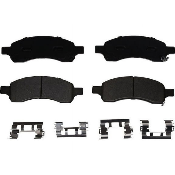 Front Brake Pad Set - Compatible with 2009 - 2017 Chevy Traverse 2010 2011 2012 2013 2014 2015 2016