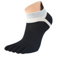 thumbnail image 1 of 1 Pair MenMesh Meias Sports Running Five Finger Toe Socks BK, 1 of 1