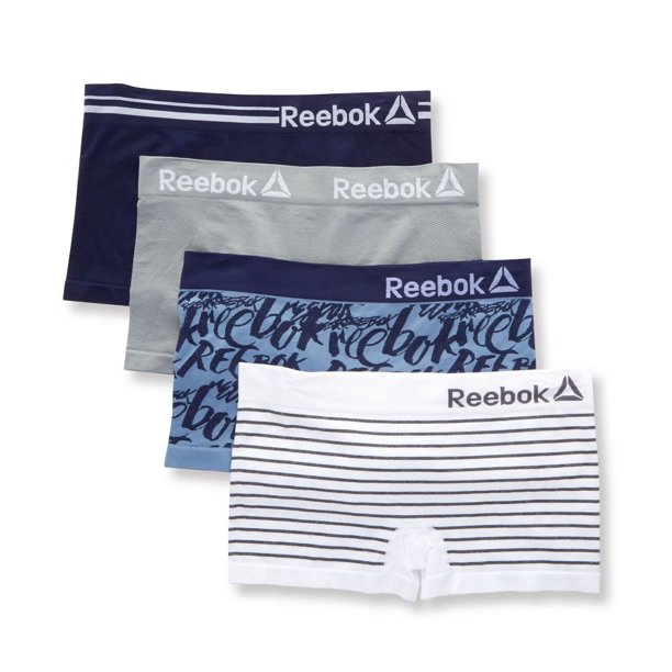 Reebok - Reebok Women's Seamless Boyshort Panties, 4-Pack - Walmart.com - Walmart.com