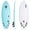 Aqua, variant on KO'A Lemon Pop 5ft 10in Small Wave - Soft Top Foam Surfboard - Includes Leash and Fins
