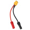 thumbnail image 1 of XT60 Female Adapter Cable, Super Soft Silicone XT60 Female To XT150 Adapter Cable Corrosion Resistance  for Airplane Models for Ship Models, 1 of 8