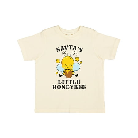 

Inktastic Cute Bee Savta s Little Honeybee with Stars Gift Toddler Boy or Toddler Girl T-Shirt
