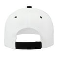 thumbnail image 3 of Falari Wholesale 12-Pack Baseball Cap Adjustable Size Plain Blank Solid Color White/Black, 3 of 6