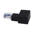thumbnail image 4 of HUGFEGWE 2 Pack Network RJ45 Extender, 90 Degree Right Angle Ethernet LAN RJ45 Male to Female Extension Adapter Connector for Cat5 Cat5e CJ25311-4282, 4 of 6