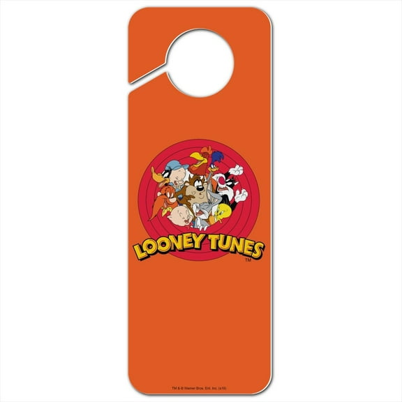 Looney Tunes Group Plastic Door Knob Hanger Sign