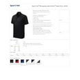 thumbnail image 2 of Sport-Tek ST653 Sport-Wick Mens Contrast Polo Shirt - Black/ Iron Grey - Medium, 2 of 2