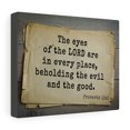 thumbnail image 5 of Scripture Walls Proverbs 15:3 Eyes Of The Lord Bible Verse Canvas Christian Wall Art Ready to Hang Unframed, 5 of 16