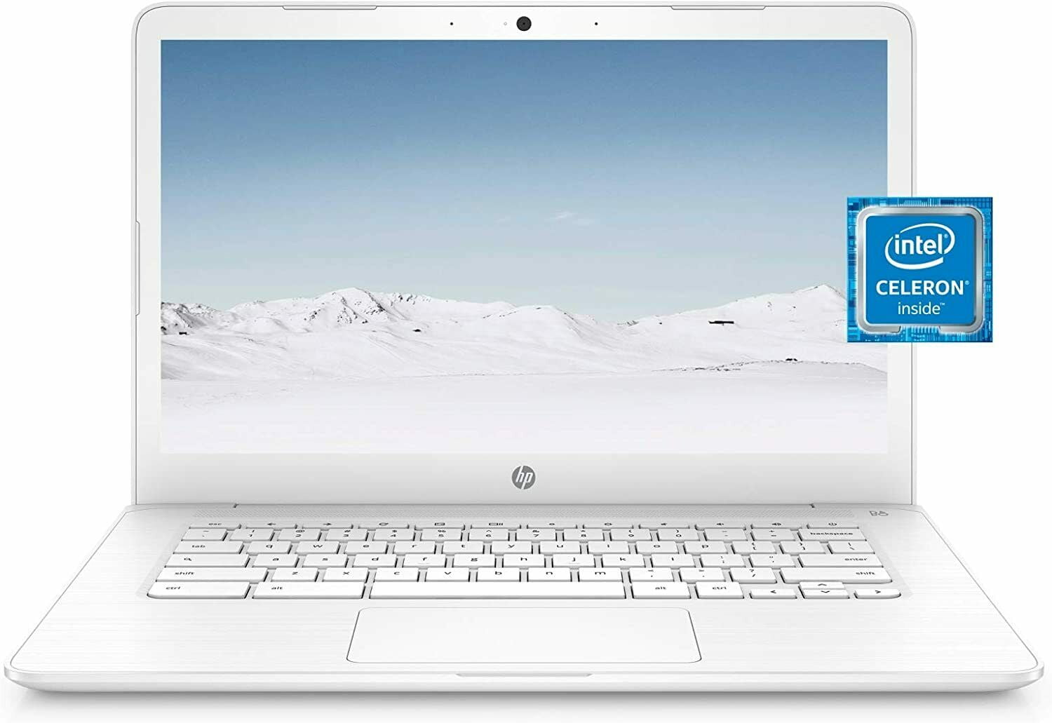 HP Chromebook 14 Laptop, Dual-core Intel Celeron Processor N3350, 4 GB RAM,  32 GB eMMC Storage, 14-inch FHD IPS Display, Google Chrome OS, Dual 