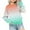 02-Mint Green, variant on Teen Girls Sweatshirt Cute Gradient Printed Long Sleeves Sweatshirts Casual Crew Neck Fall Winter Pullover Tops Clothes Casual Comfy Fleece Jumper School Warm Girl Coat