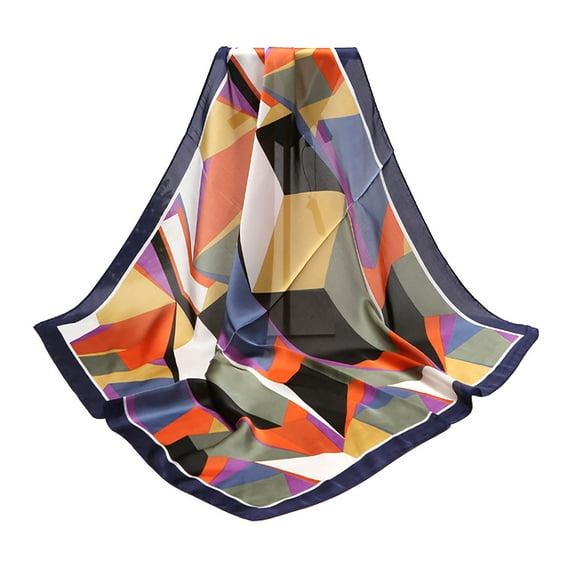 TRUBKH Silk Scarf Neck Scarf for Women Head Scarf Pashmina Wraps for Women Hair Scarf Hair Bandana Hair Scarf for Women Yellow One Size