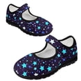thumbnail image 5 of Psesaysky Stars Pattern Casual Shoes for Girls Women Comfortable Convenient Walking Shoes Hook & Loop Size 5.5-10, 5 of 7