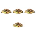 thumbnail image 4 of DOLITY 4Pcs Folding Hinges Edge Hinges for Computer Desk Butler Tray Doors 20x6.5x0.2cm, 4 of 9