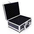 Double Locking Handgun Box Gun Case Pistol Hard Carry Foam Storage w