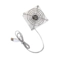 thumbnail image 3 of Decoración de con tumba de indias de ventilador de hámster, ventilador de aire de enfriamiento de verano acrílico para hámster, 3 of 8